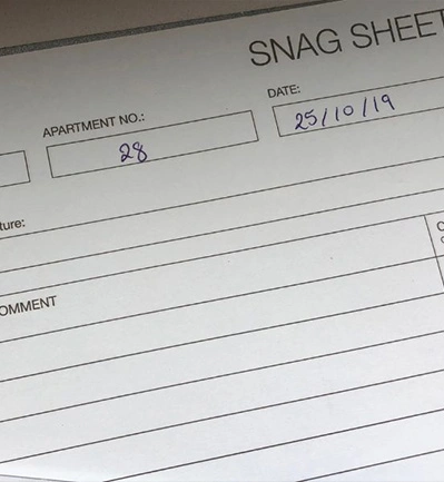 The Snag List Explained: What Every Homeowner Should Inspect Before Accepting Interior Handover